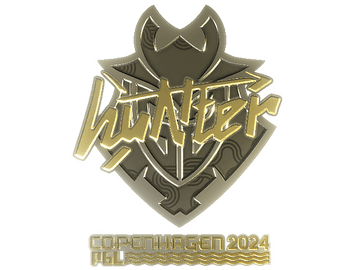 Sticker | huNter- (Gold) | Copenhagen 2024