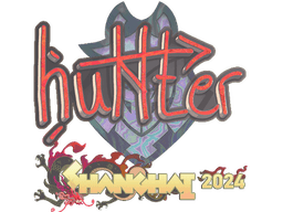 Sticker | huNter- (Holo) | Shanghai 2024