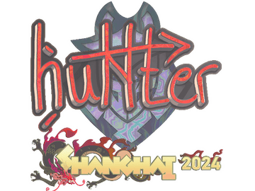 Sticker | huNter- (Holo) | Shanghai 2024