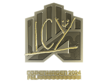 Sticker | ICY (Gold) | Copenhagen 2024