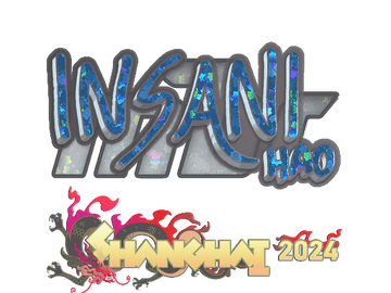 Sticker | insani (Glitter) | Shanghai 2024