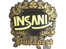 Sticker | insani (Gold) | Budapest 2025