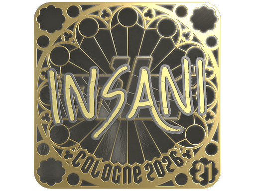 Sticker | insani (Gold, Ranked) | Cologne 2026