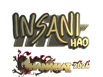 Sticker | insani (Gold) | Shanghai 2024