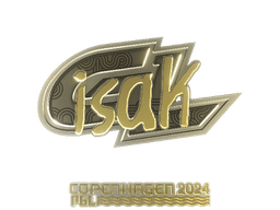 Sticker | isak (Gold) | Copenhagen 2024