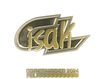Sticker | isak (Gold) | Copenhagen 2024