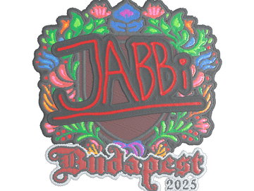 Sticker | jabbi (Embroidered) | Budapest 2025