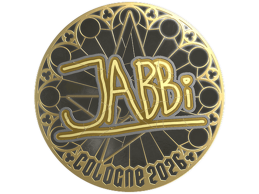 Sticker | jabbi (Gold) | Cologne 2026
