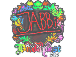 Sticker | jabbi (Holo) | Budapest 2025
