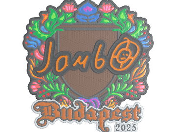 Sticker | jambo (Embroidered) | Budapest 2025
