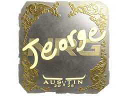 Sticker | jeorge (Gold) | Austin 2025
