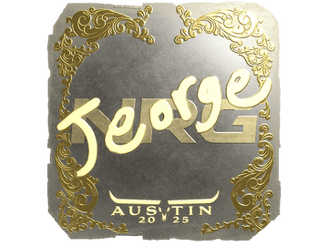 Sticker | jeorge (Gold) | Austin 2025