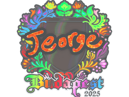 Sticker | jeorge (Holo) | Budapest 2025