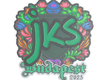 Sticker | jks (Embroidered) | Budapest 2025