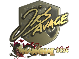 Sticker | jks (Gold) | Shanghai 2024