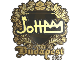 Sticker | jottAAA (Gold) | Budapest 2025