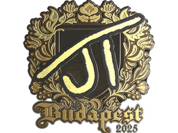 Sticker | JT (Gold) | Budapest 2025