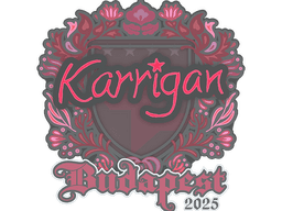 Sticker | karrigan | Budapest 2025