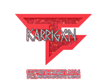 Sticker | karrigan (Glitter) | Copenhagen 2024