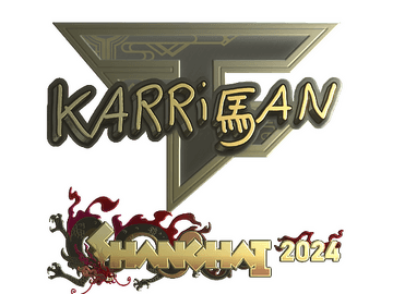 Sticker | karrigan (Gold) | Shanghai 2024