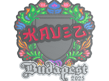 Sticker | kauez (Embroidered) | Budapest 2025