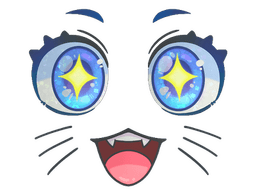 Sticker | Kawaii Eyes (Glitter)