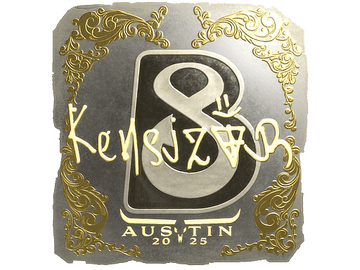Sticker | kensizor (Gold) | Austin 2025