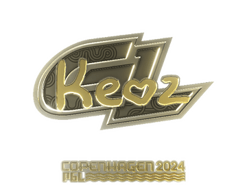 Sticker | Keoz (Gold) | Copenhagen 2024