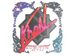 Sticker | khaN (Holo) | Austin 2025