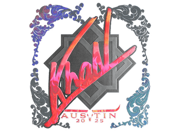 Sticker | khaN (Holo) | Austin 2025