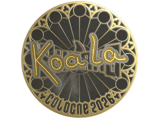 Sticker | koala (Gold) | Cologne 2026