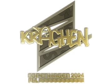 Sticker | kraghen (Gold) | Copenhagen 2024