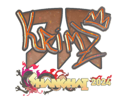 Sticker | KRIMZ (Glitter) | Shanghai 2024