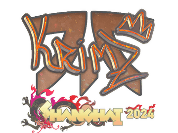 Sticker | KRIMZ (Glitter) | Shanghai 2024