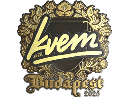 Sticker | Kvem (Gold) | Budapest 2025
