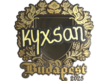 Sticker | kyxsan (Gold) | Budapest 2025