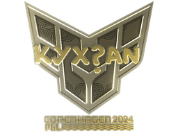 Sticker | kyxsan (Gold) | Copenhagen 2024
