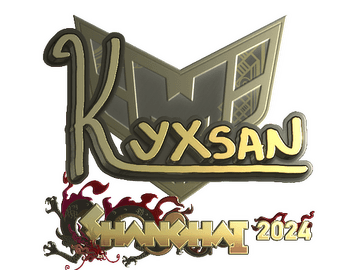 Sticker | kyxsan (Gold) | Shanghai 2024