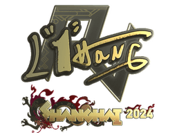 Sticker | L1haNg (Gold) | Shanghai 2024