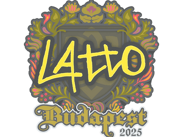 Sticker | latto | Budapest 2025