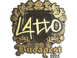 Sticker | latto (Gold) | Budapest 2025