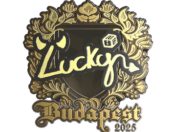Sticker | Lucky (Gold) | Budapest 2025