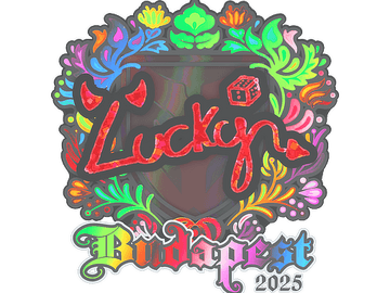Sticker | Lucky (Holo) | Budapest 2025