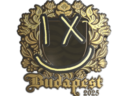 Sticker | lux (Gold) | Budapest 2025