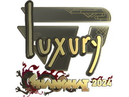 Sticker | lux (Gold) | Shanghai 2024