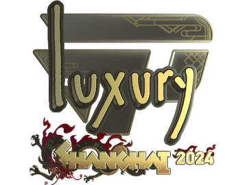 Sticker | lux (Gold) | Shanghai 2024