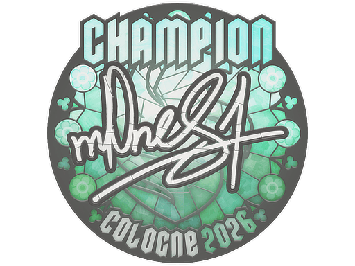Sticker | m0NESY (Champion) | Cologne 2026