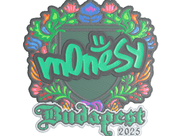 Sticker | m0NESY (Embroidered) | Budapest 2025