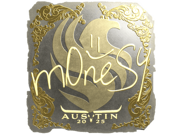 Sticker | m0NESY (Gold) | Austin 2025