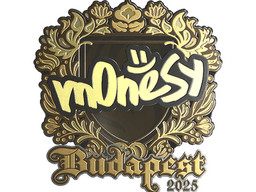 Sticker | m0NESY (Gold) | Budapest 2025